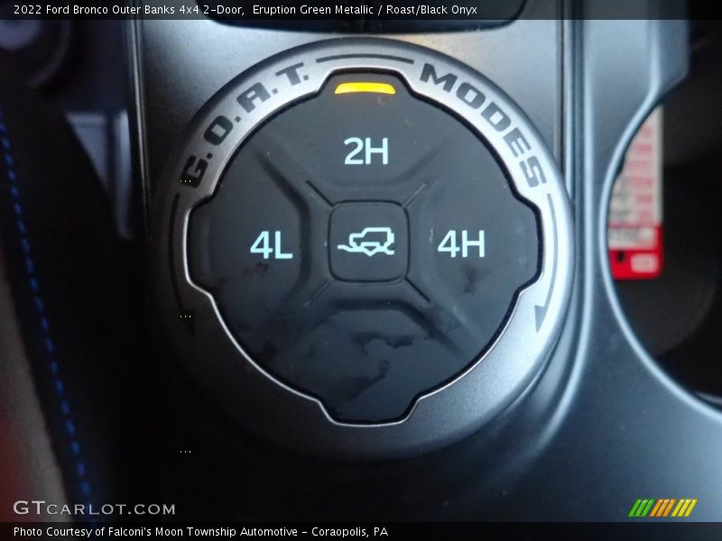 Controls of 2022 Bronco Outer Banks 4x4 2-Door