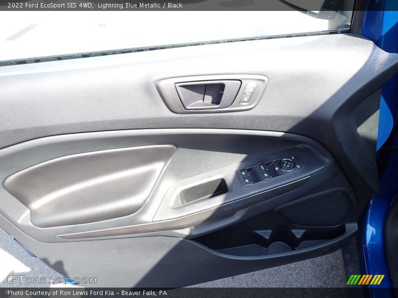 Lightning Blue Metallic / Black 2022 Ford EcoSport SES 4WD