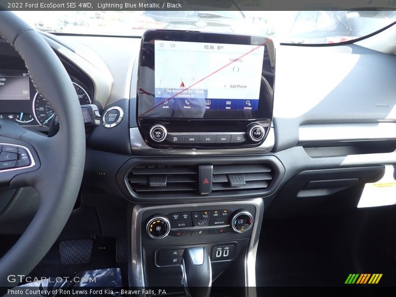 Lightning Blue Metallic / Black 2022 Ford EcoSport SES 4WD