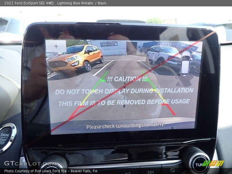 Lightning Blue Metallic / Black 2022 Ford EcoSport SES 4WD