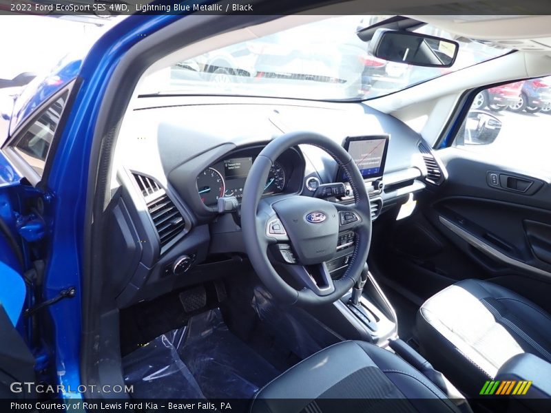 Lightning Blue Metallic / Black 2022 Ford EcoSport SES 4WD