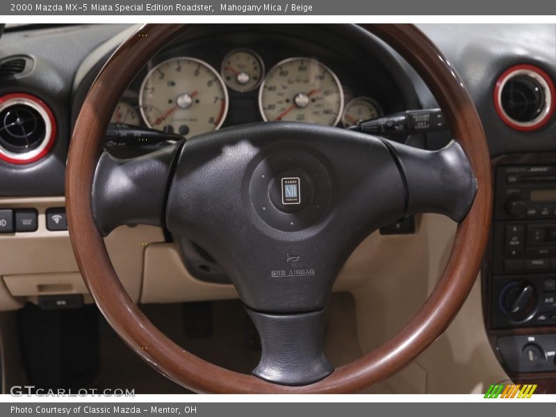 Mahogany Mica / Beige 2000 Mazda MX-5 Miata Special Edition Roadster