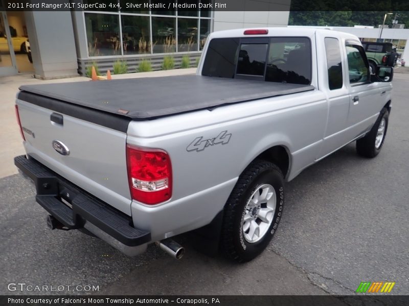Silver Metallic / Medium Dark Flint 2011 Ford Ranger XLT SuperCab 4x4
