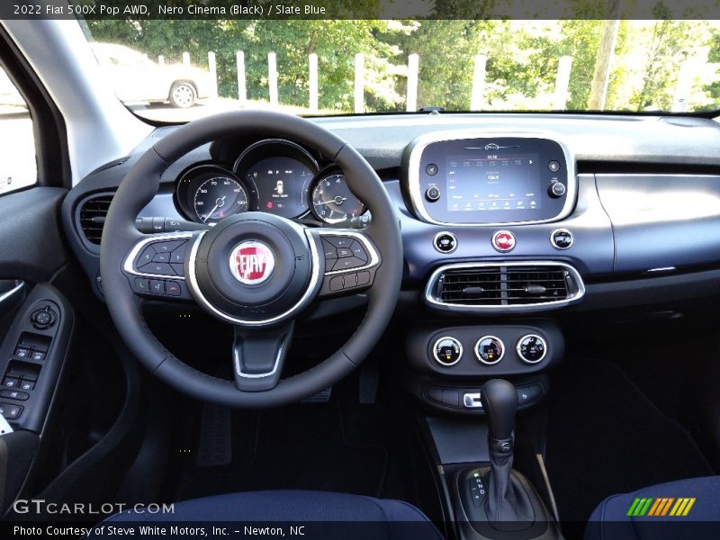 Dashboard of 2022 500X Pop AWD
