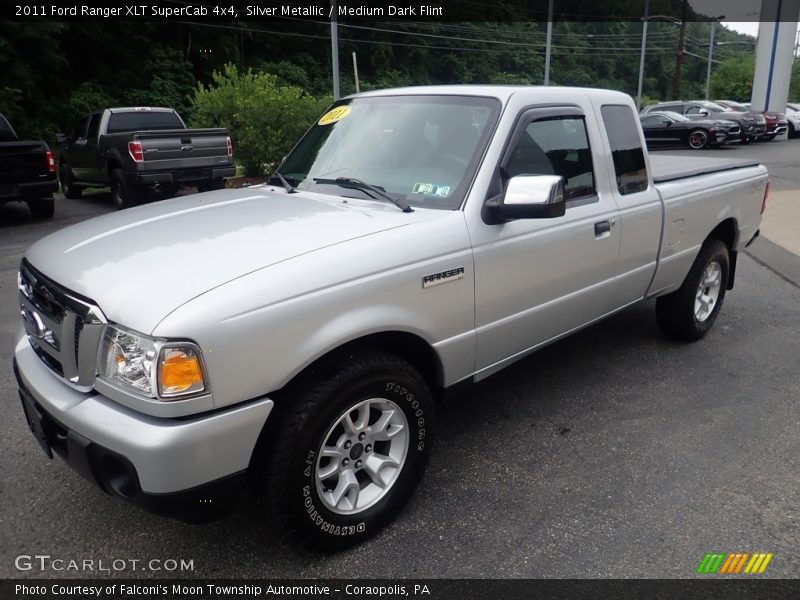 Silver Metallic / Medium Dark Flint 2011 Ford Ranger XLT SuperCab 4x4