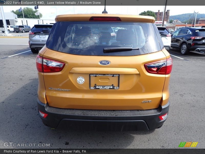 Luxe Yellow Metallic / Medium Stone 2022 Ford EcoSport S 4WD