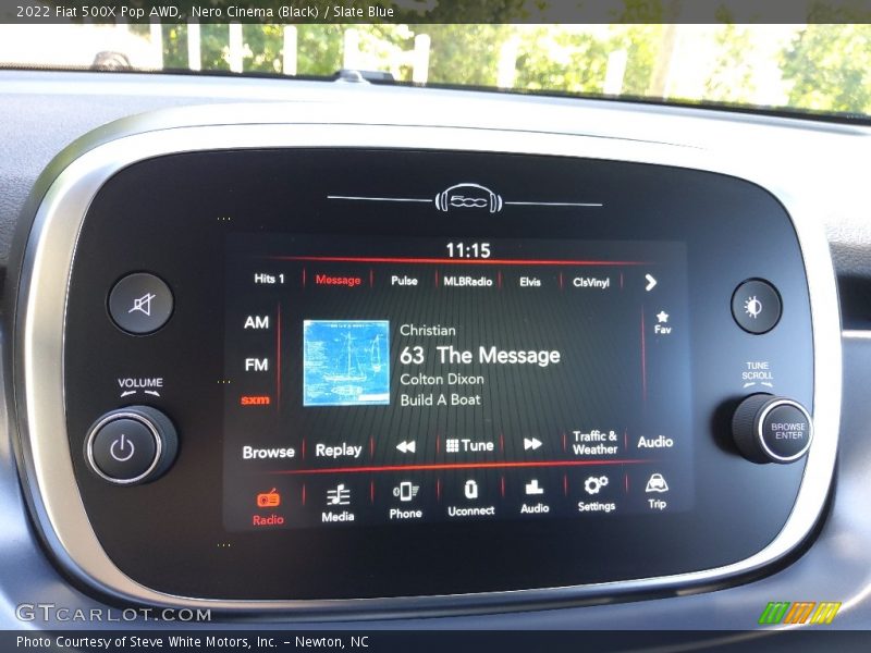 Nero Cinema (Black) / Slate Blue 2022 Fiat 500X Pop AWD