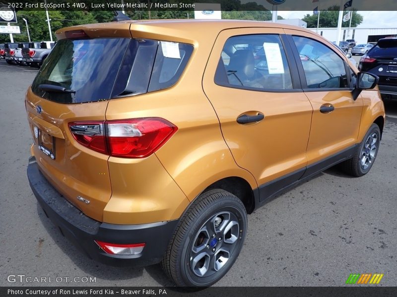 Luxe Yellow Metallic / Medium Stone 2022 Ford EcoSport S 4WD