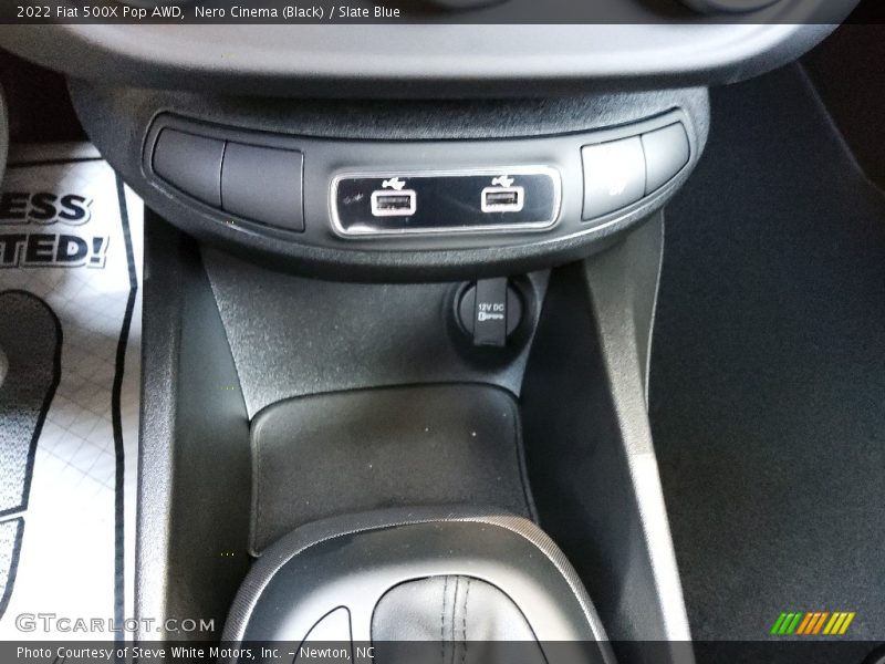Nero Cinema (Black) / Slate Blue 2022 Fiat 500X Pop AWD