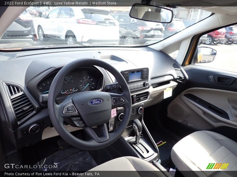 Luxe Yellow Metallic / Medium Stone 2022 Ford EcoSport S 4WD