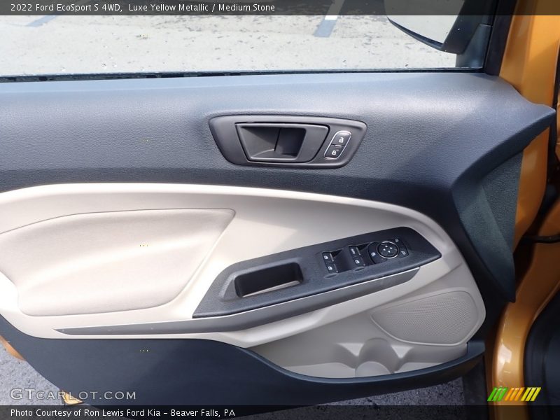 Luxe Yellow Metallic / Medium Stone 2022 Ford EcoSport S 4WD
