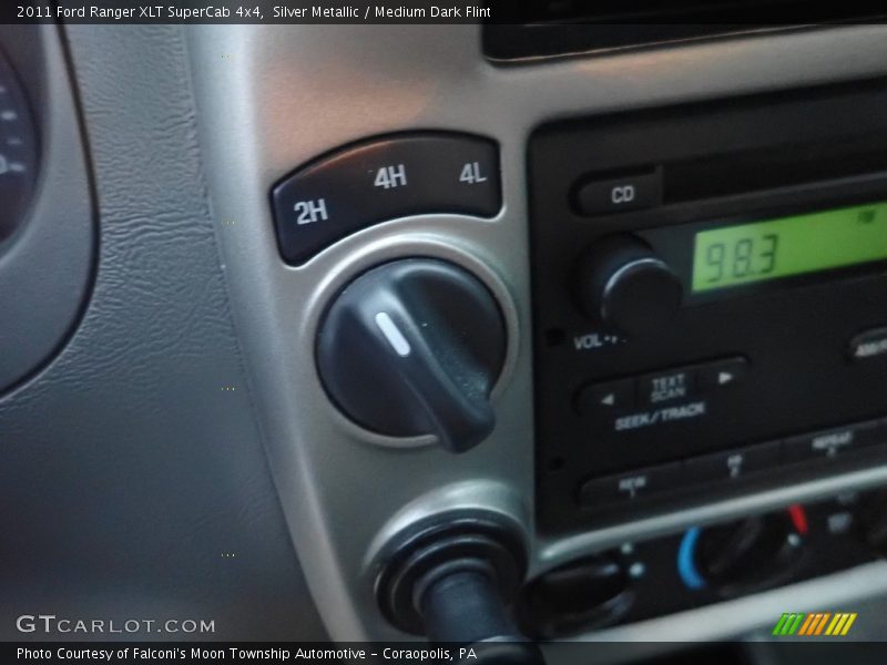 Silver Metallic / Medium Dark Flint 2011 Ford Ranger XLT SuperCab 4x4