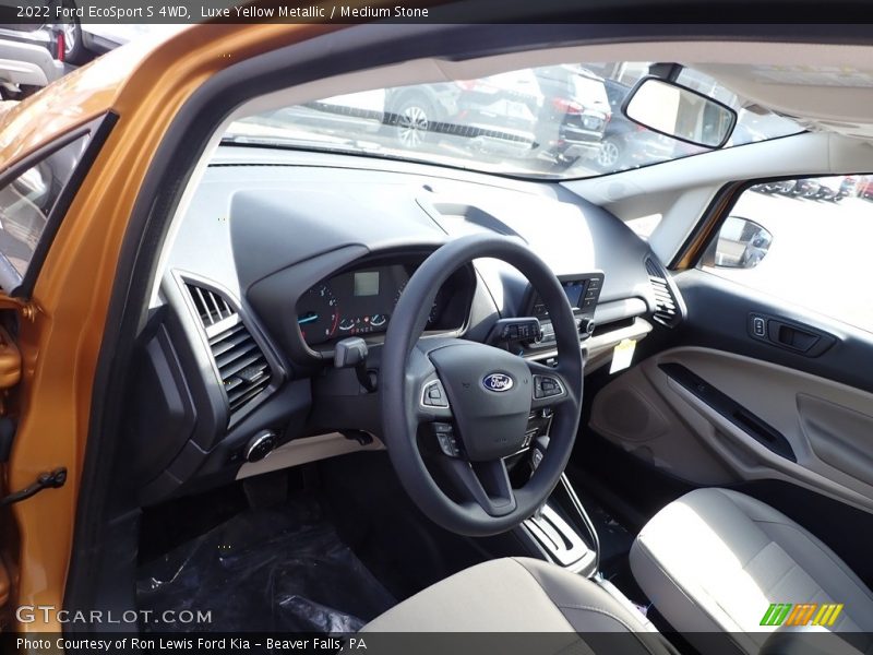 Luxe Yellow Metallic / Medium Stone 2022 Ford EcoSport S 4WD