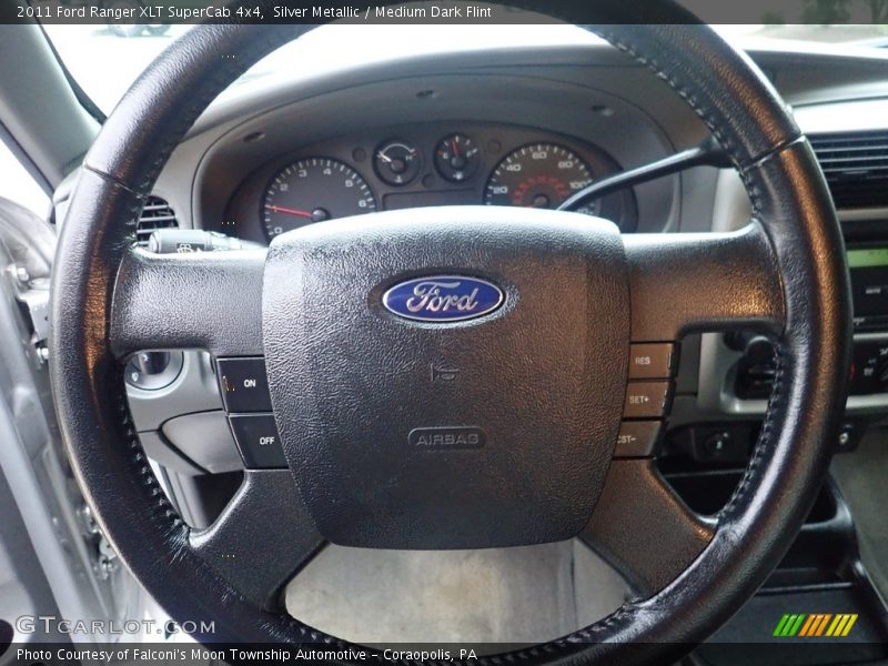 Silver Metallic / Medium Dark Flint 2011 Ford Ranger XLT SuperCab 4x4