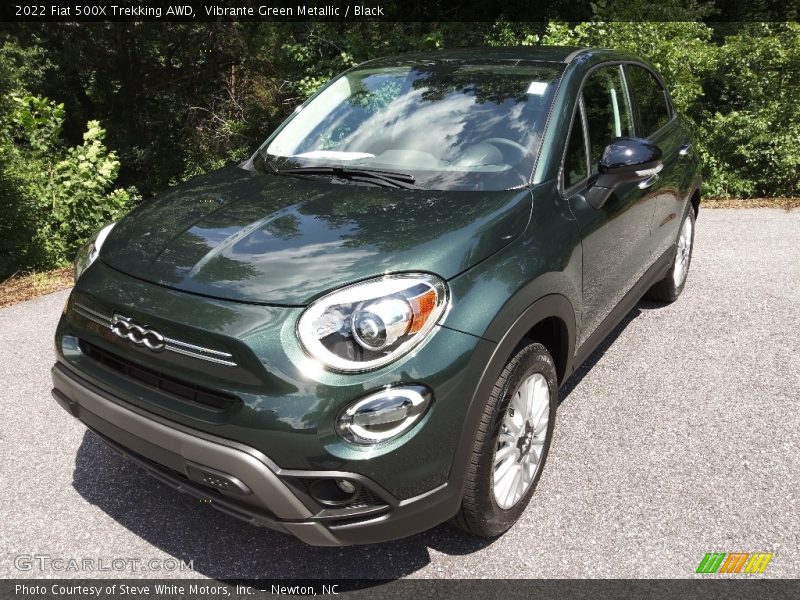 Vibrante Green Metallic / Black 2022 Fiat 500X Trekking AWD