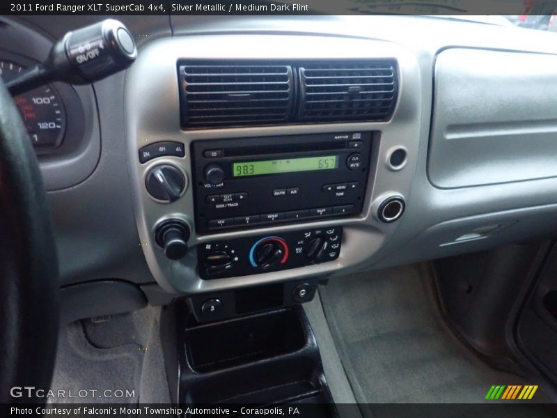 Silver Metallic / Medium Dark Flint 2011 Ford Ranger XLT SuperCab 4x4