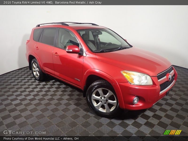 Barcelona Red Metallic / Ash Gray 2010 Toyota RAV4 Limited V6 4WD
