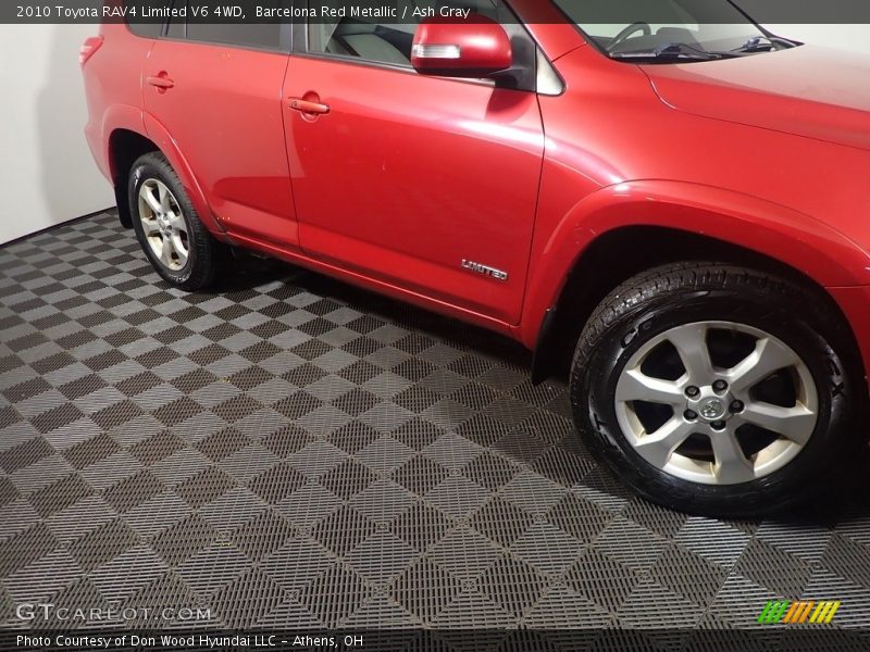 Barcelona Red Metallic / Ash Gray 2010 Toyota RAV4 Limited V6 4WD