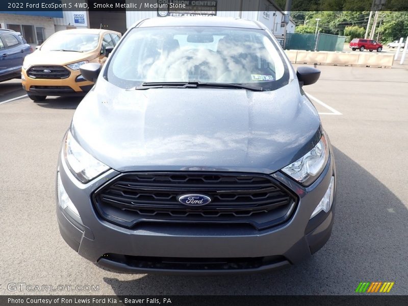 Smoke Metallic / Medium Stone 2022 Ford EcoSport S 4WD