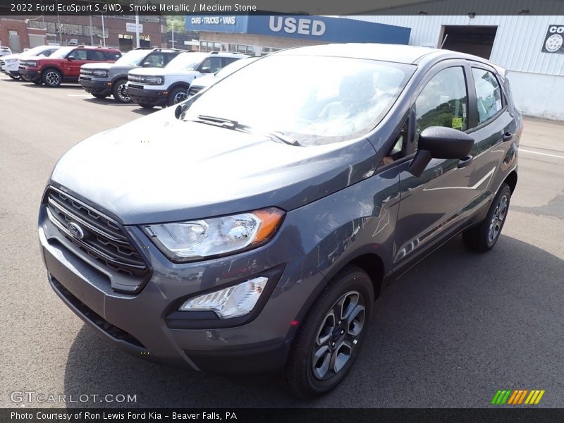 Smoke Metallic / Medium Stone 2022 Ford EcoSport S 4WD