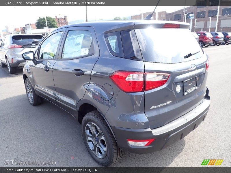 Smoke Metallic / Medium Stone 2022 Ford EcoSport S 4WD