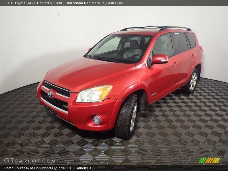 Barcelona Red Metallic / Ash Gray 2010 Toyota RAV4 Limited V6 4WD
