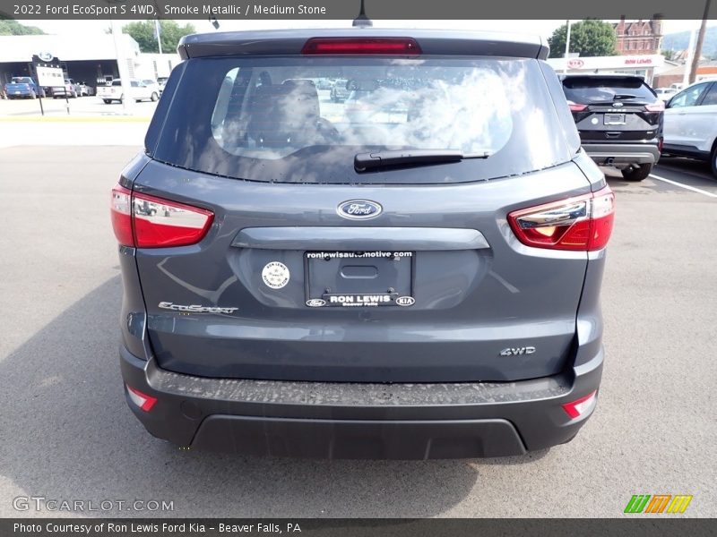 Smoke Metallic / Medium Stone 2022 Ford EcoSport S 4WD