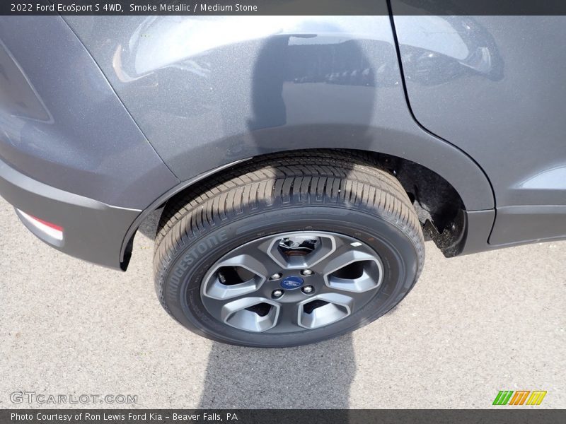 Smoke Metallic / Medium Stone 2022 Ford EcoSport S 4WD
