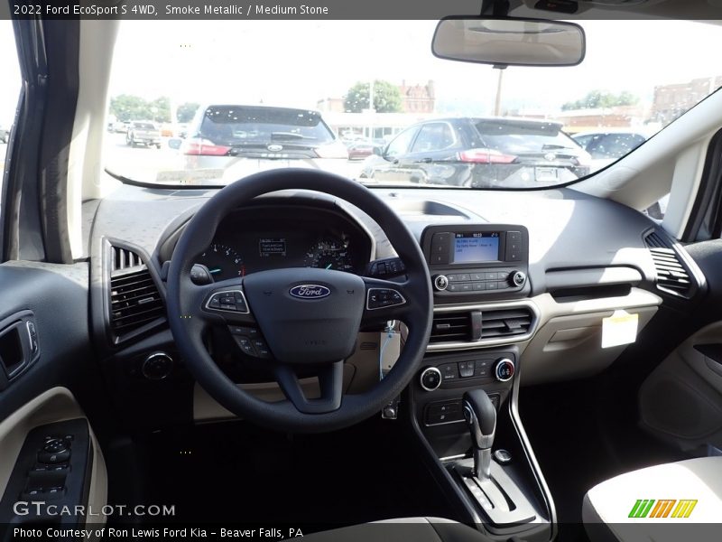 Smoke Metallic / Medium Stone 2022 Ford EcoSport S 4WD