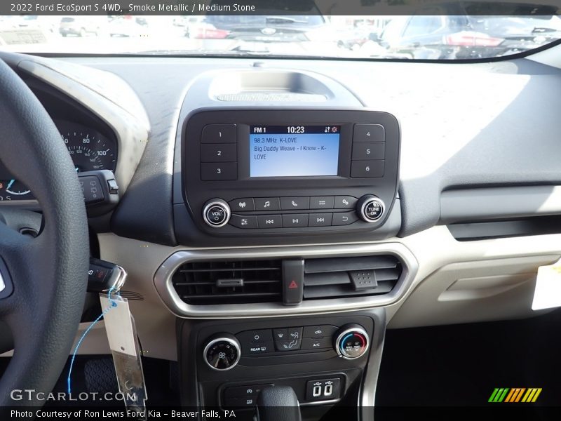 Smoke Metallic / Medium Stone 2022 Ford EcoSport S 4WD