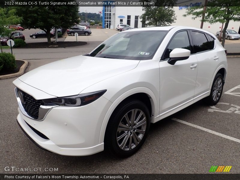 Front 3/4 View of 2022 CX-5 Turbo Signature AWD