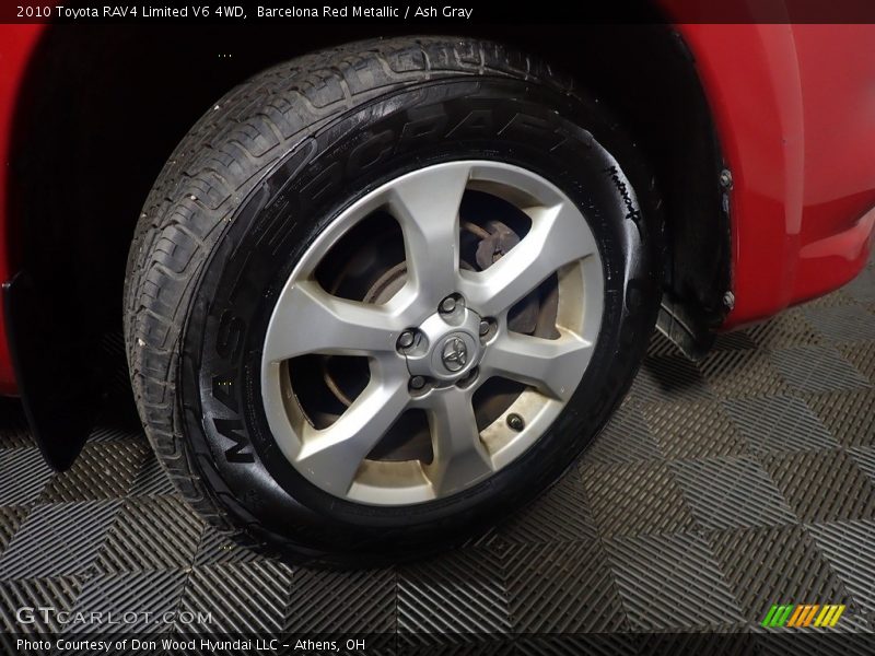 Barcelona Red Metallic / Ash Gray 2010 Toyota RAV4 Limited V6 4WD
