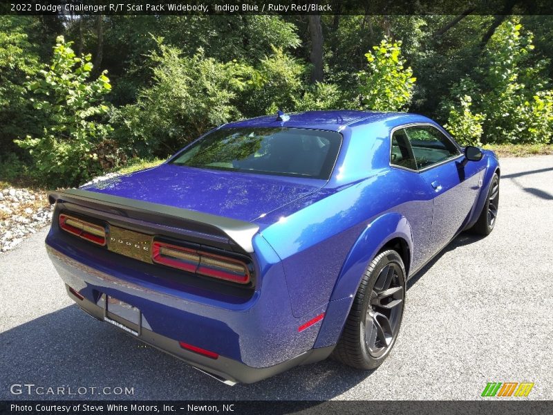 Indigo Blue / Ruby Red/Black 2022 Dodge Challenger R/T Scat Pack Widebody