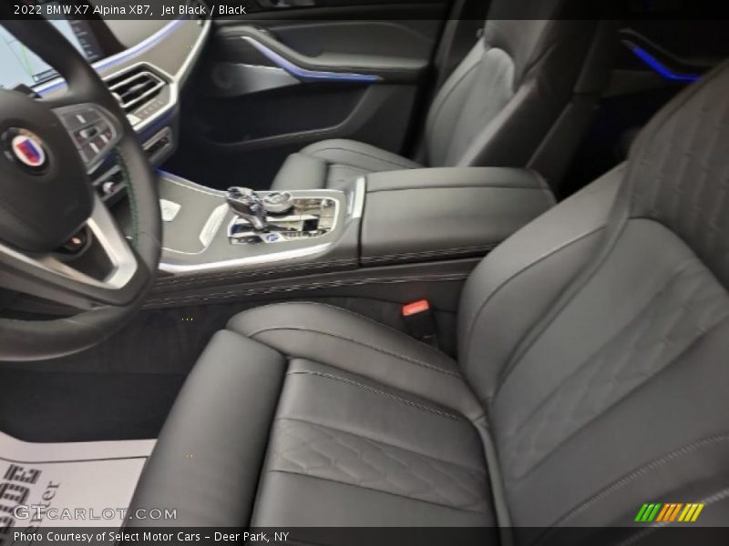 Front Seat of 2022 X7 Alpina XB7