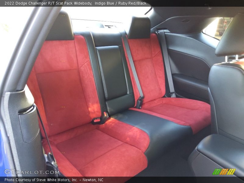 Rear Seat of 2022 Challenger R/T Scat Pack Widebody