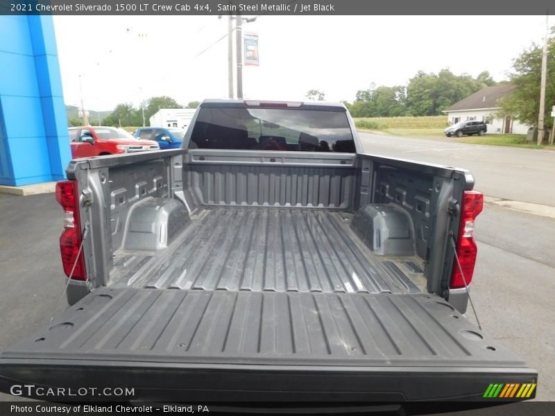 Satin Steel Metallic / Jet Black 2021 Chevrolet Silverado 1500 LT Crew Cab 4x4