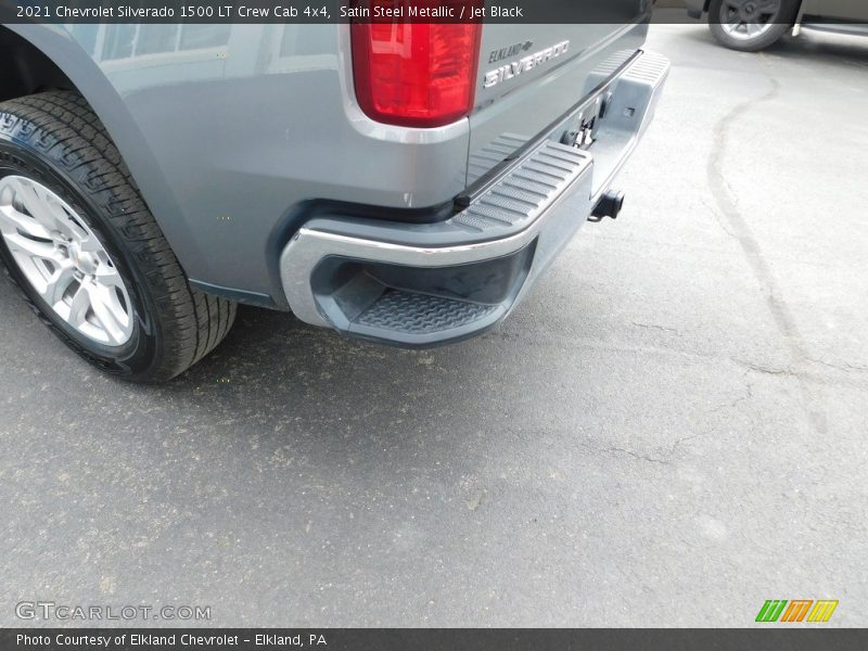 Satin Steel Metallic / Jet Black 2021 Chevrolet Silverado 1500 LT Crew Cab 4x4