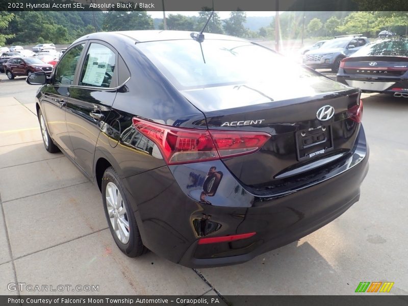 Absolute Black / Black 2022 Hyundai Accent SEL