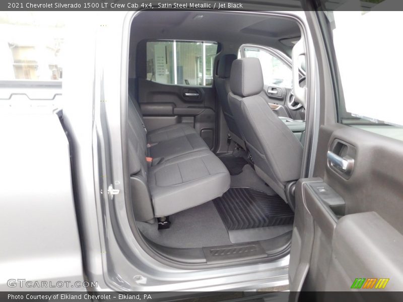Satin Steel Metallic / Jet Black 2021 Chevrolet Silverado 1500 LT Crew Cab 4x4