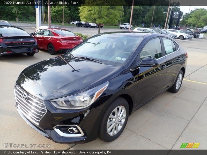 Absolute Black / Black 2022 Hyundai Accent SEL