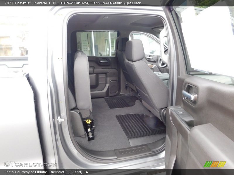 Satin Steel Metallic / Jet Black 2021 Chevrolet Silverado 1500 LT Crew Cab 4x4
