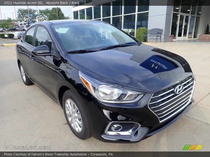 Absolute Black / Black 2022 Hyundai Accent SEL