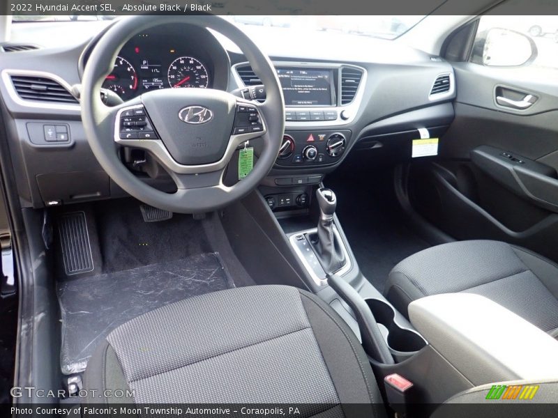 Absolute Black / Black 2022 Hyundai Accent SEL