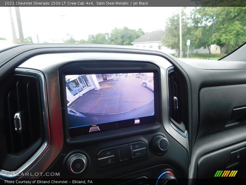 Satin Steel Metallic / Jet Black 2021 Chevrolet Silverado 1500 LT Crew Cab 4x4