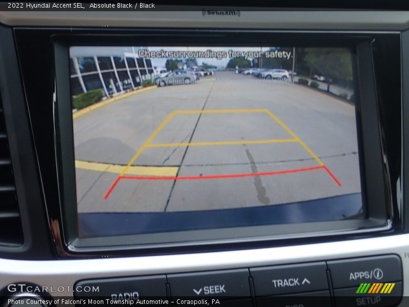 Absolute Black / Black 2022 Hyundai Accent SEL