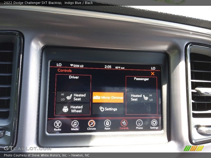 Indigo Blue / Black 2022 Dodge Challenger SXT Blacktop