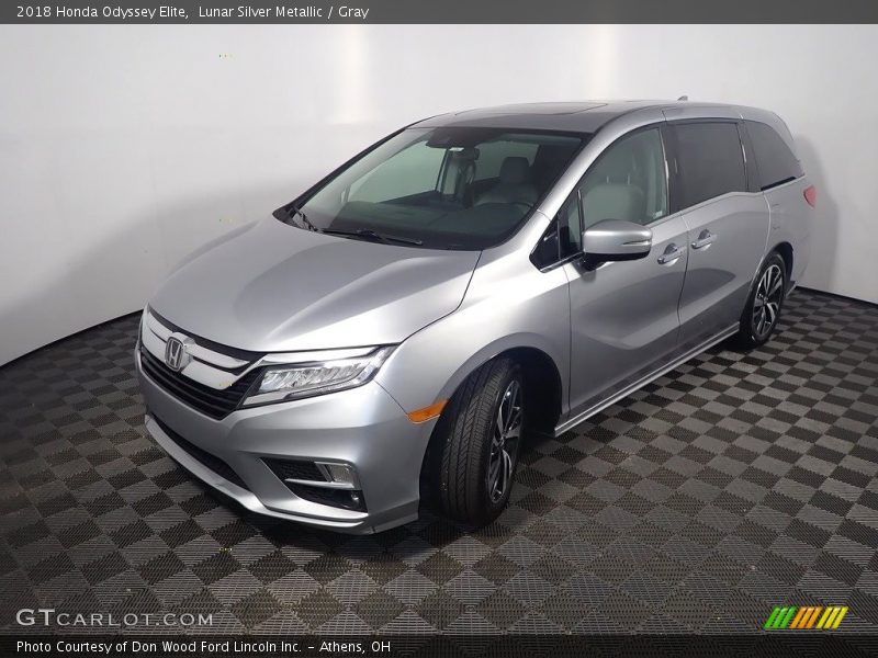 Lunar Silver Metallic / Gray 2018 Honda Odyssey Elite