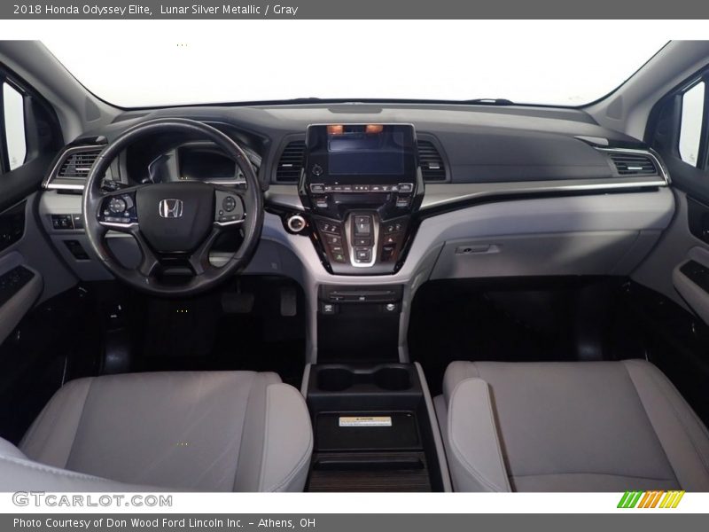 Lunar Silver Metallic / Gray 2018 Honda Odyssey Elite