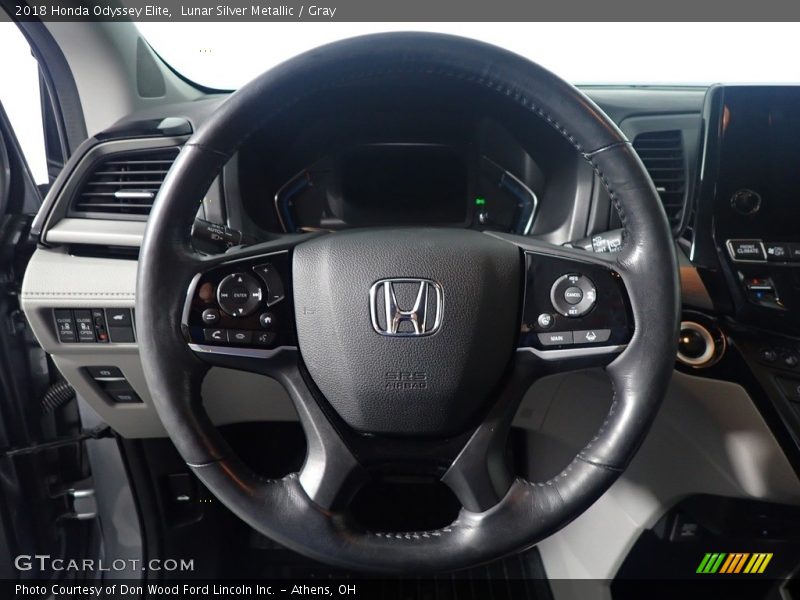 Lunar Silver Metallic / Gray 2018 Honda Odyssey Elite