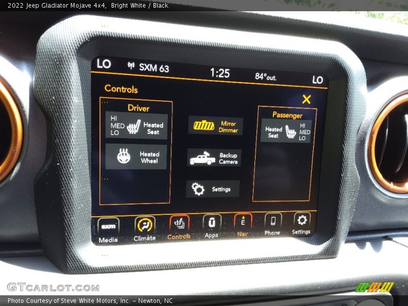 Bright White / Black 2022 Jeep Gladiator Mojave 4x4